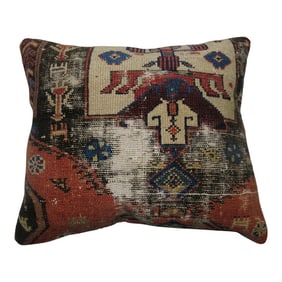 Worn Antique Rug Pillow