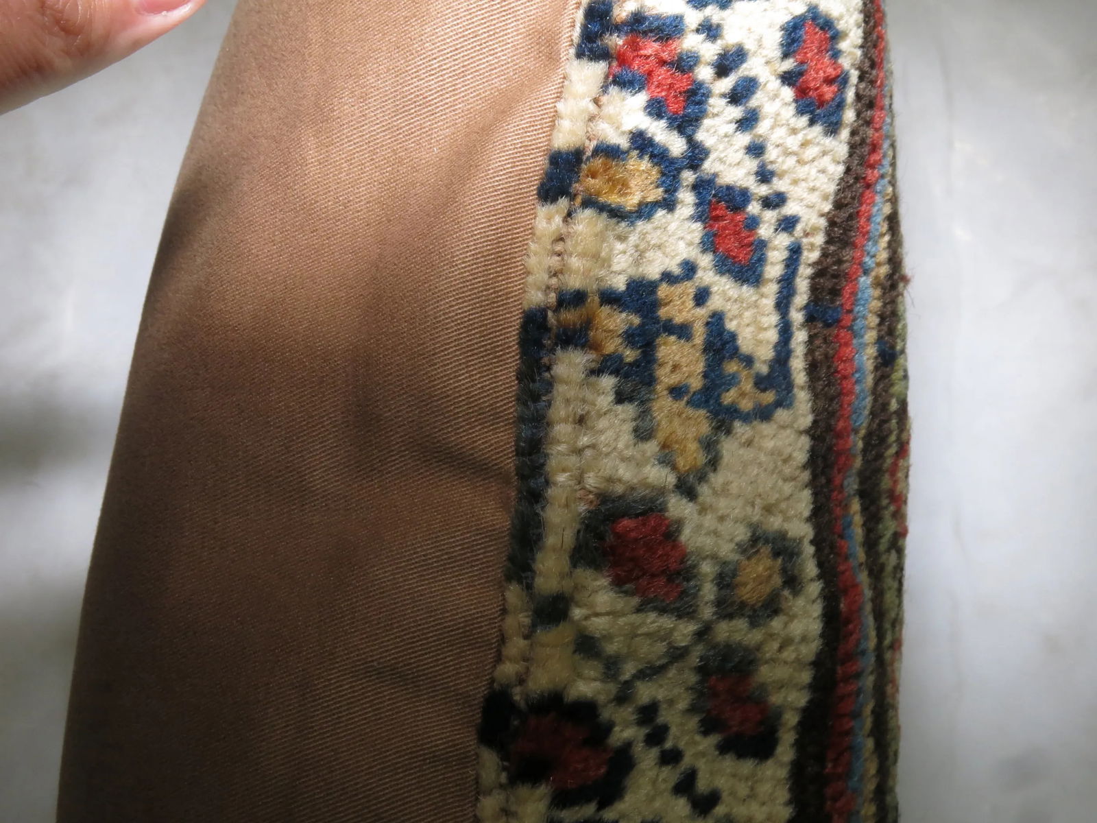 Tribal Persian Patchwork Rug Pillow - 2