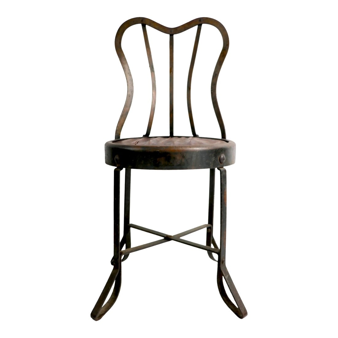 1950s Childs or Doll Size Ice Cream Parlor Style Chair (1 of 9)