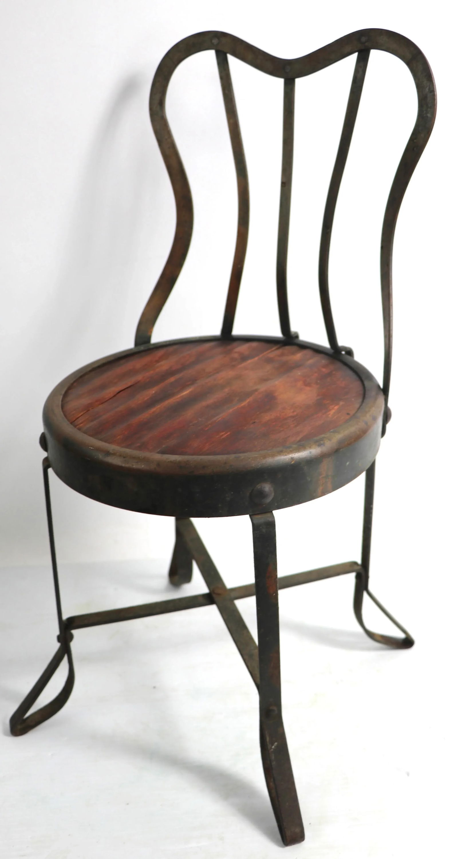 1950s Childs or Doll Size Ice Cream Parlor Style Chair - 3