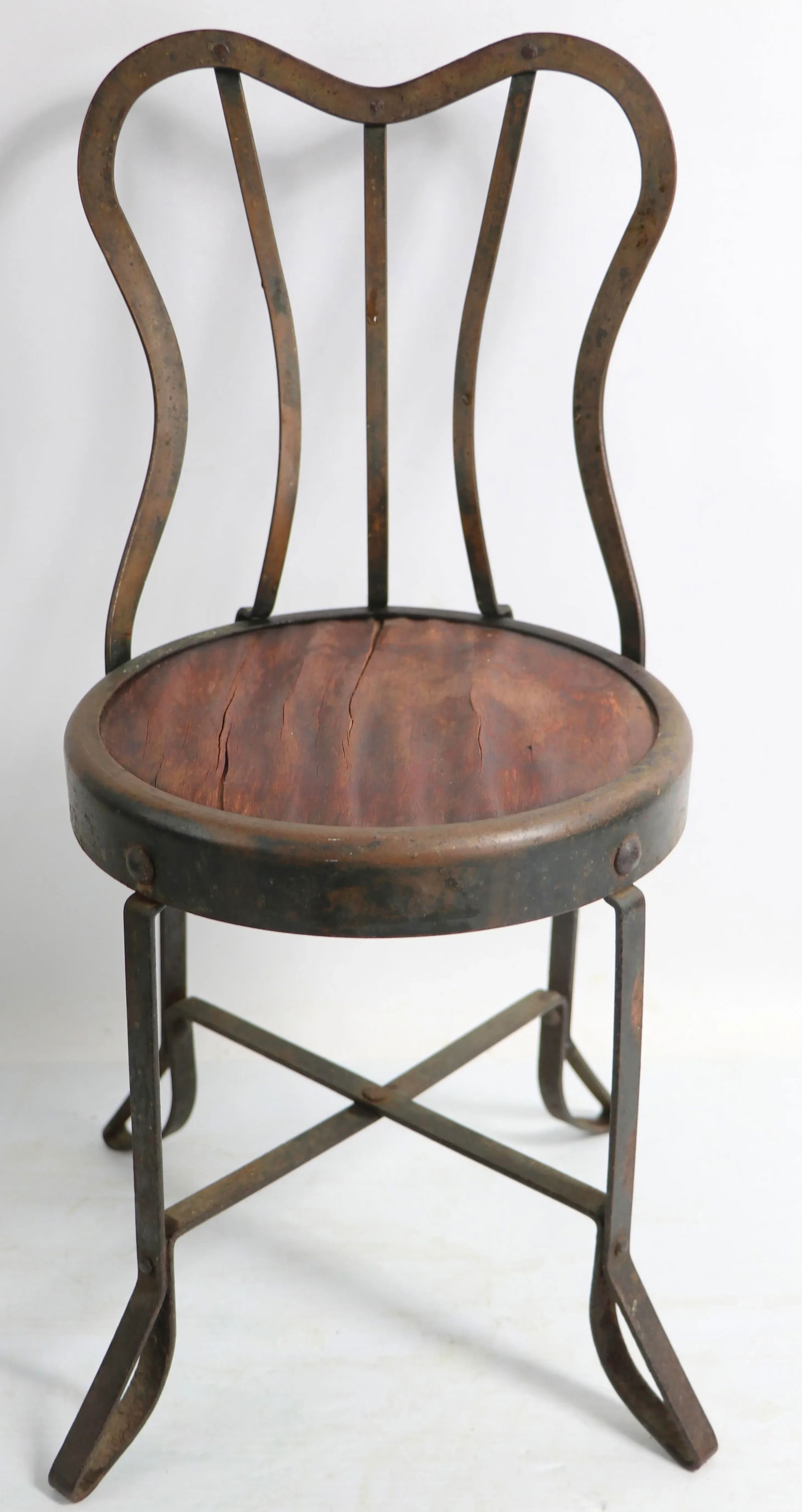 1950s Childs or Doll Size Ice Cream Parlor Style Chair - 6