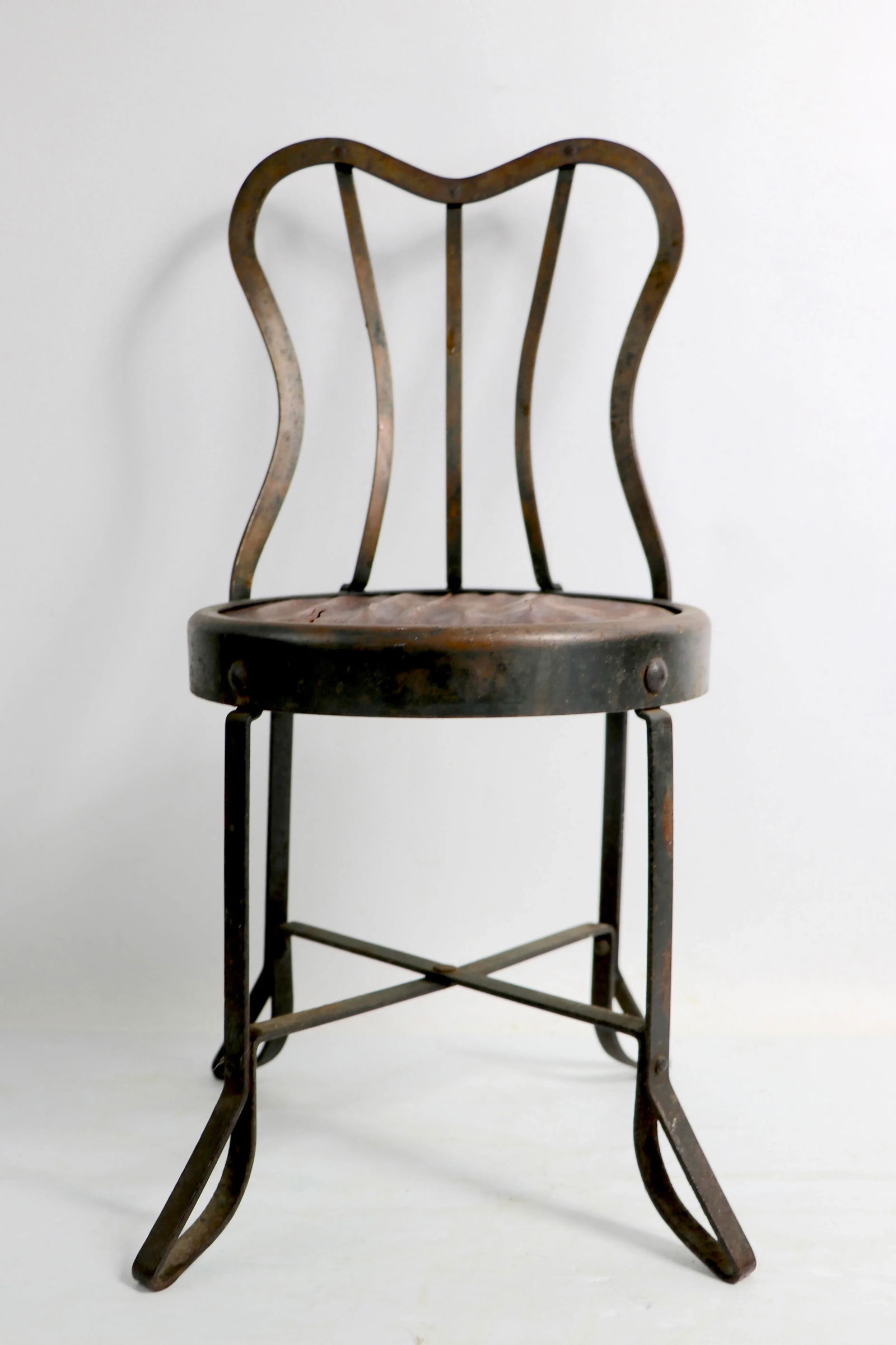 1950s Childs or Doll Size Ice Cream Parlor Style Chair - 9