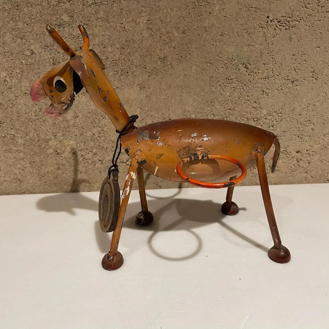1970s Manuel Felguerez Style Modernist Brown Donkey Valet Caddy Viva Mexico - 6