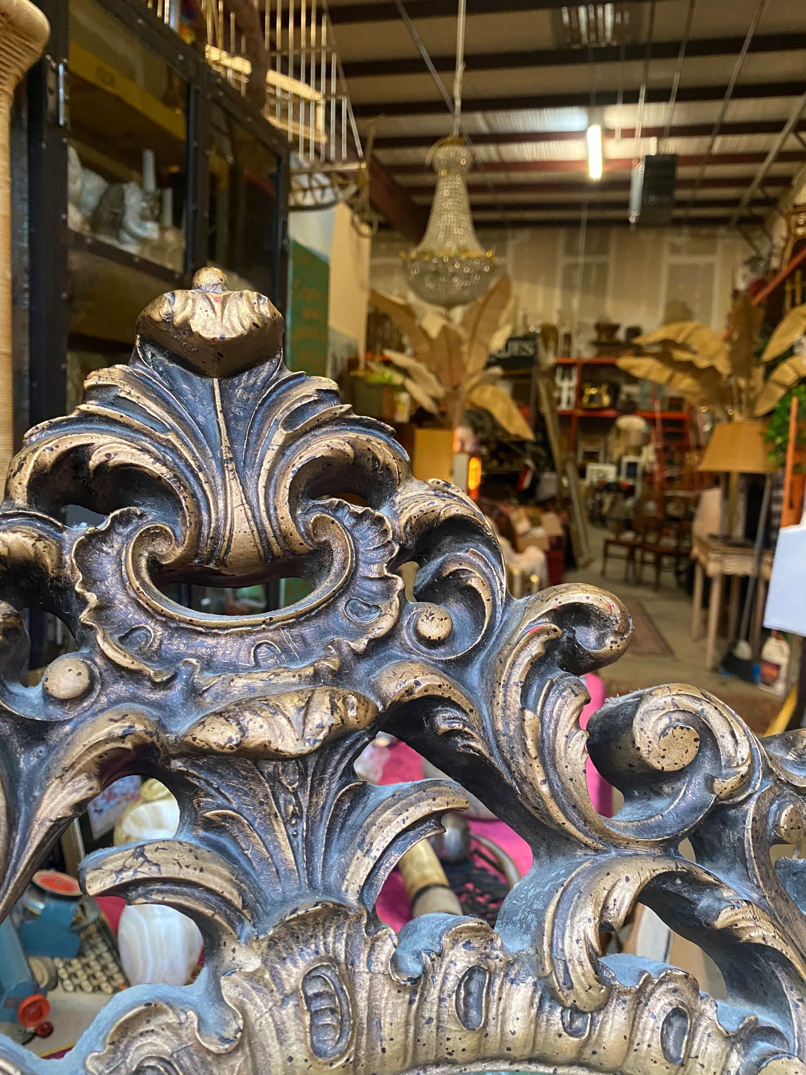 1970s Rococo Style Mirror - 2