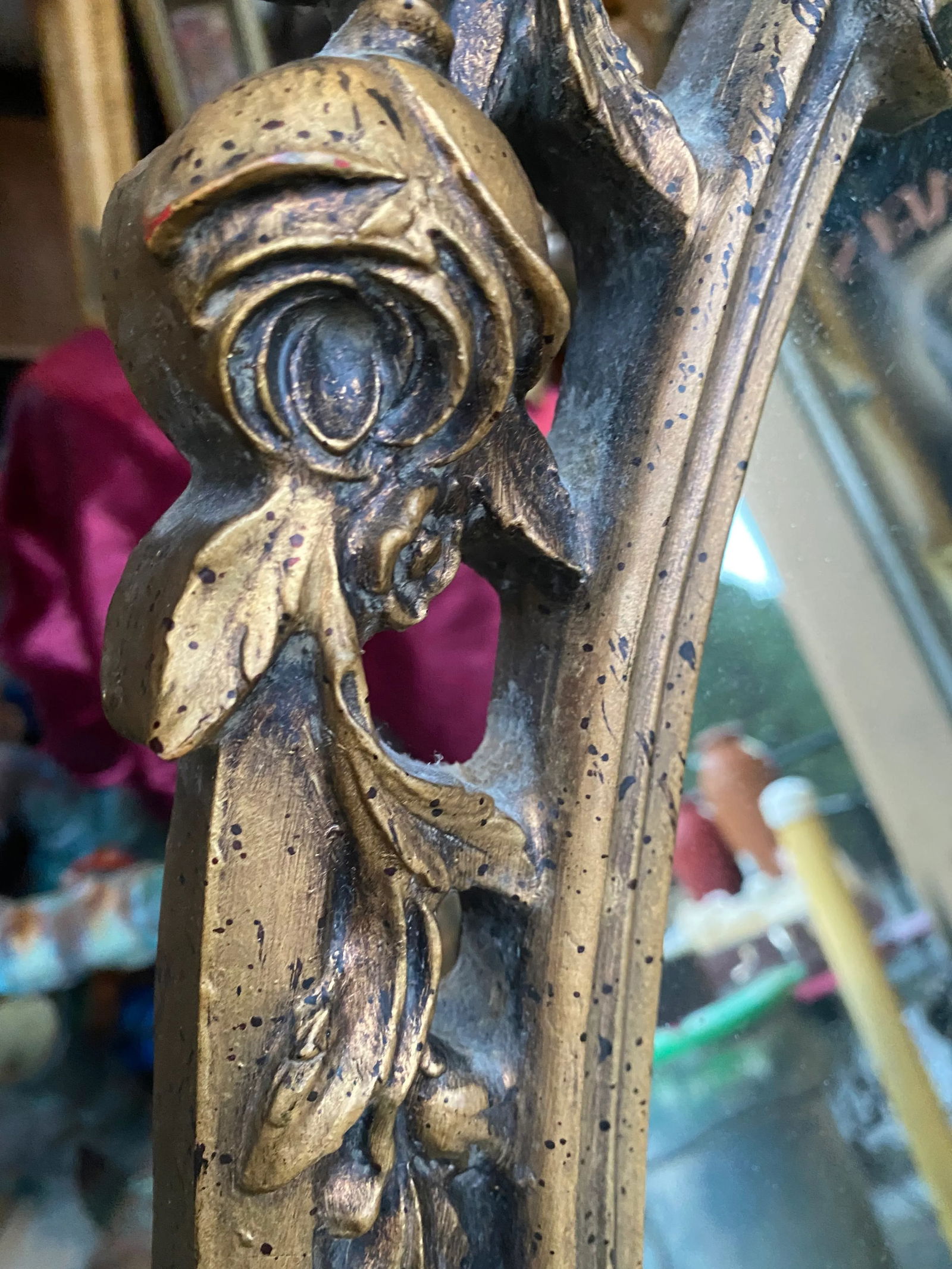 1970s Rococo Style Mirror - 3