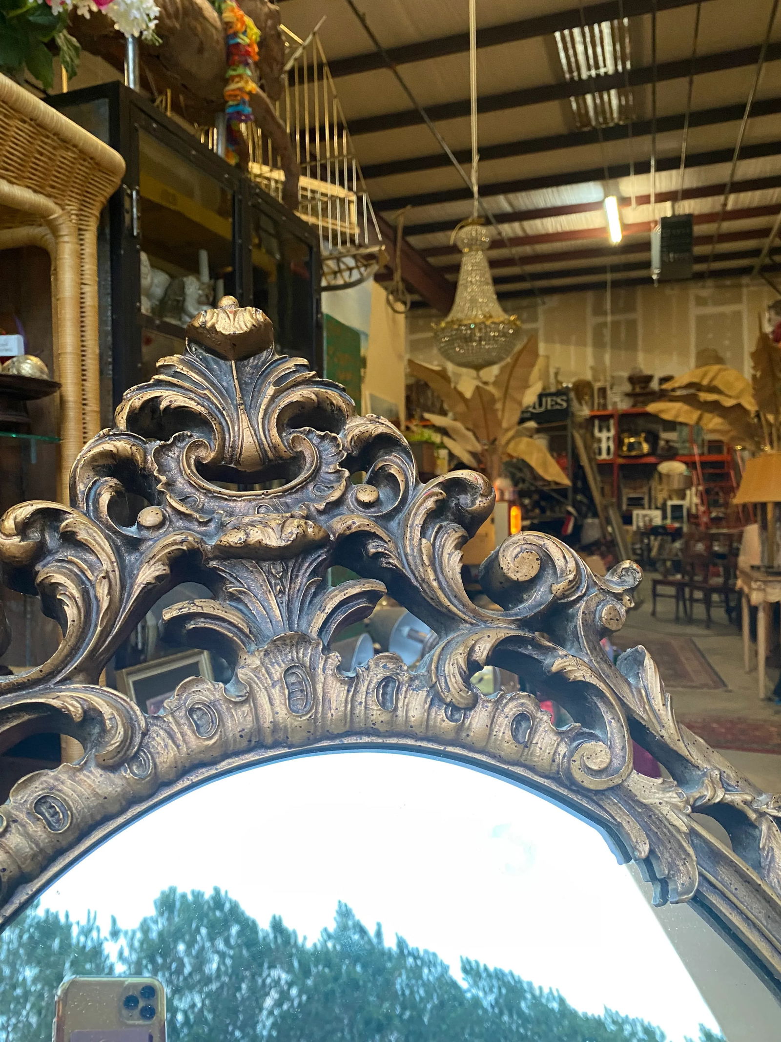 1970s Rococo Style Mirror - 5