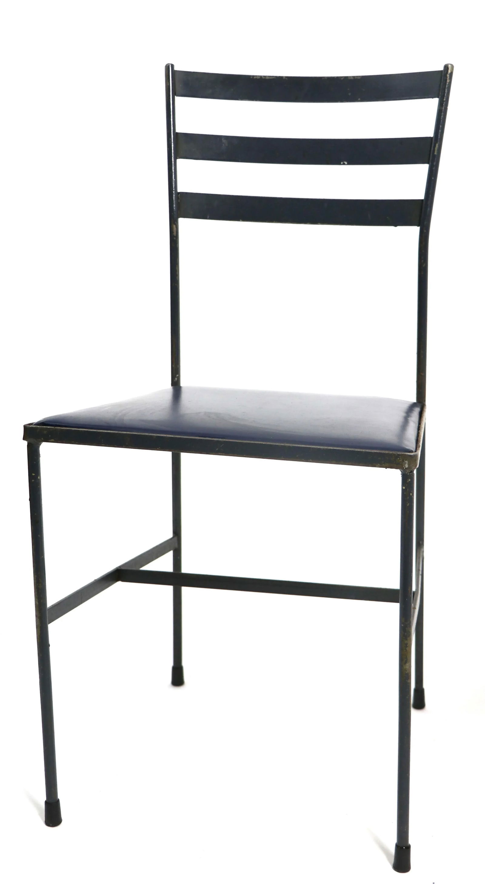 Pr. Mid Century Wrought Iron Side Chairs in the Style of Arbuck McCobb Nelson - 5