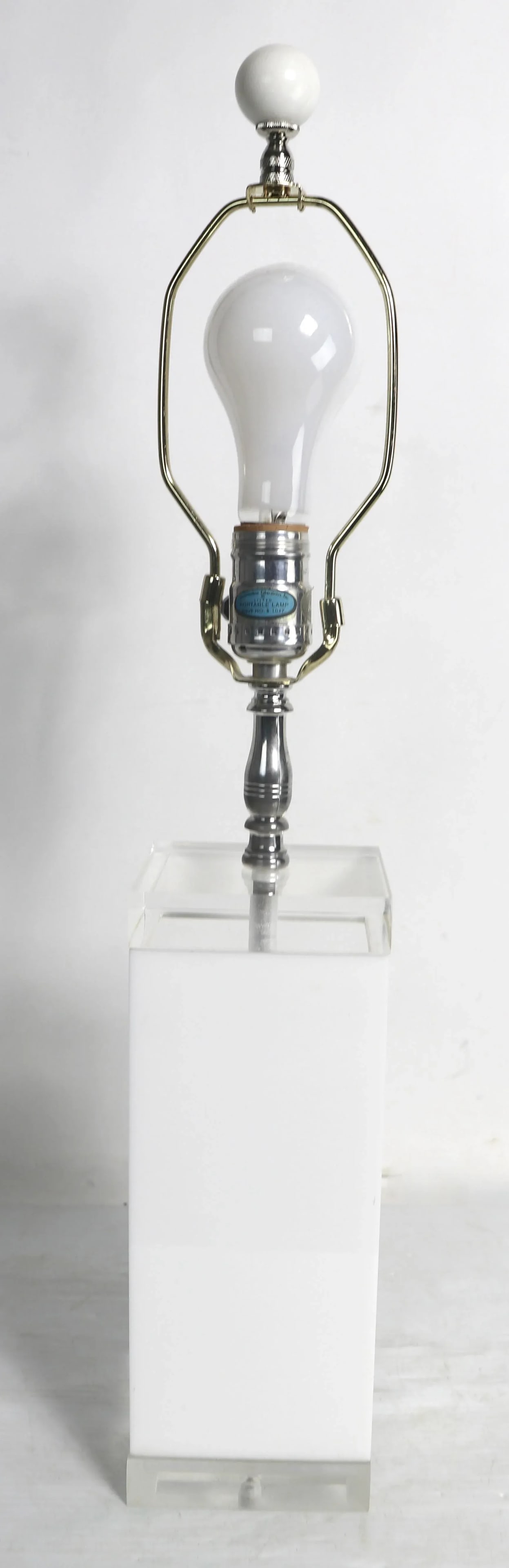 Postmodern Lucite Table Lamp by George Bullio - 10