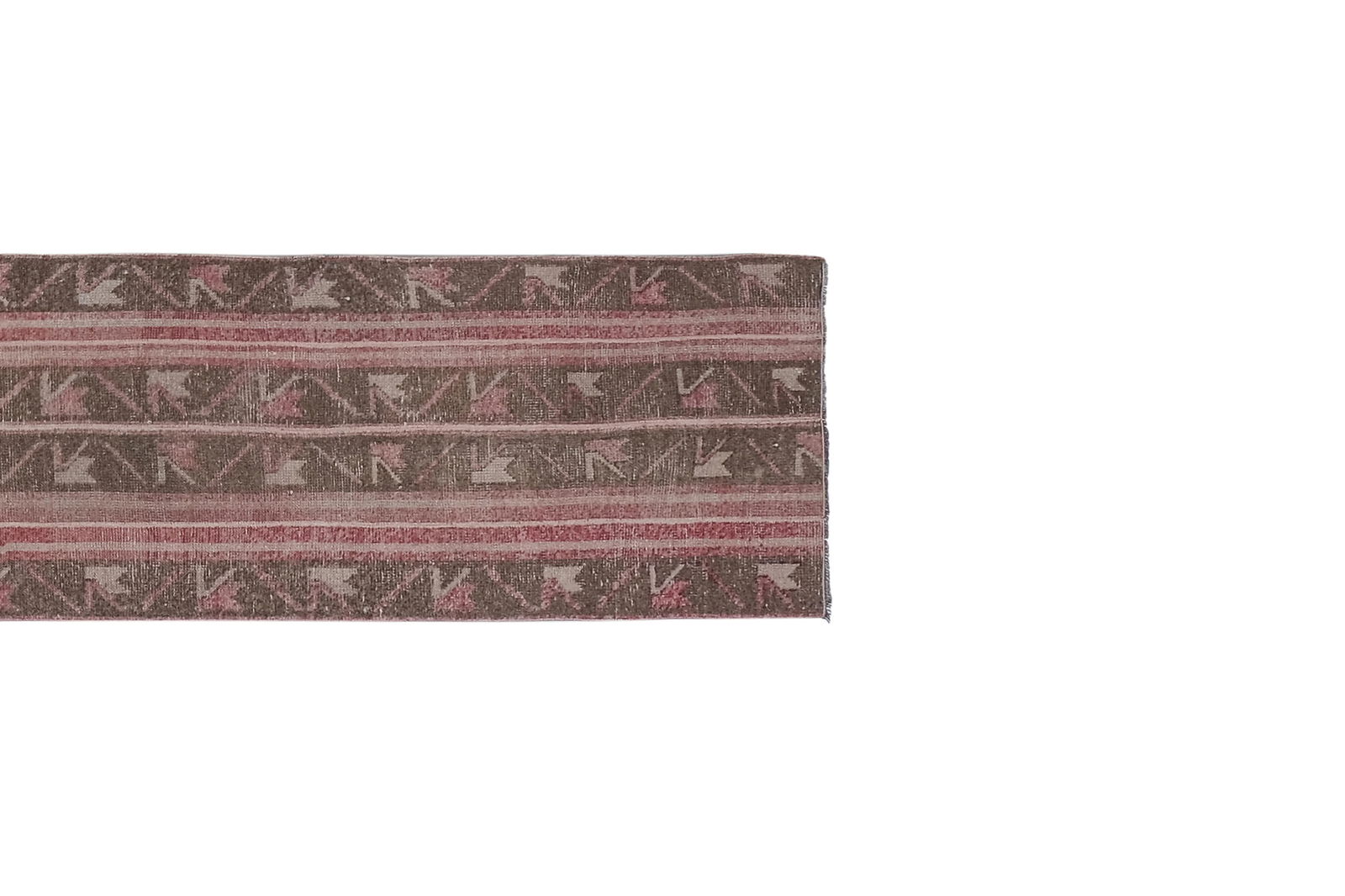 Neoclassical Style Vintage Turkish Oushak Runner - Stair Carpet 2'2'' X 15'5'' - 4