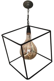 1970s Geometric Pendant Chandelier