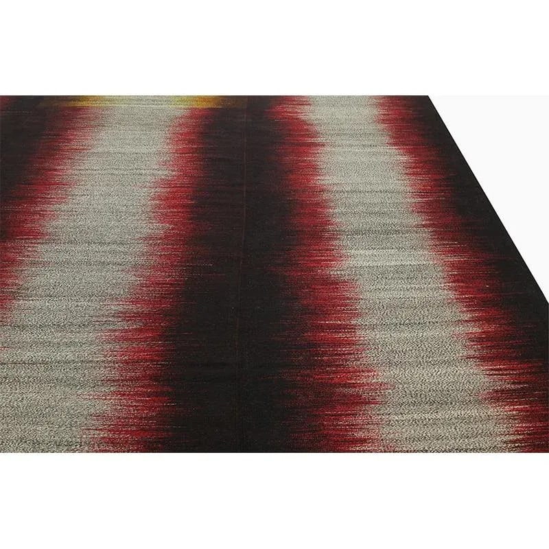 Handwoven Scandinavian Style Kilim Area Rug 11'2"³ X 13'9"³ - 4