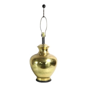 Large Brass Chinese Style Table Lamp