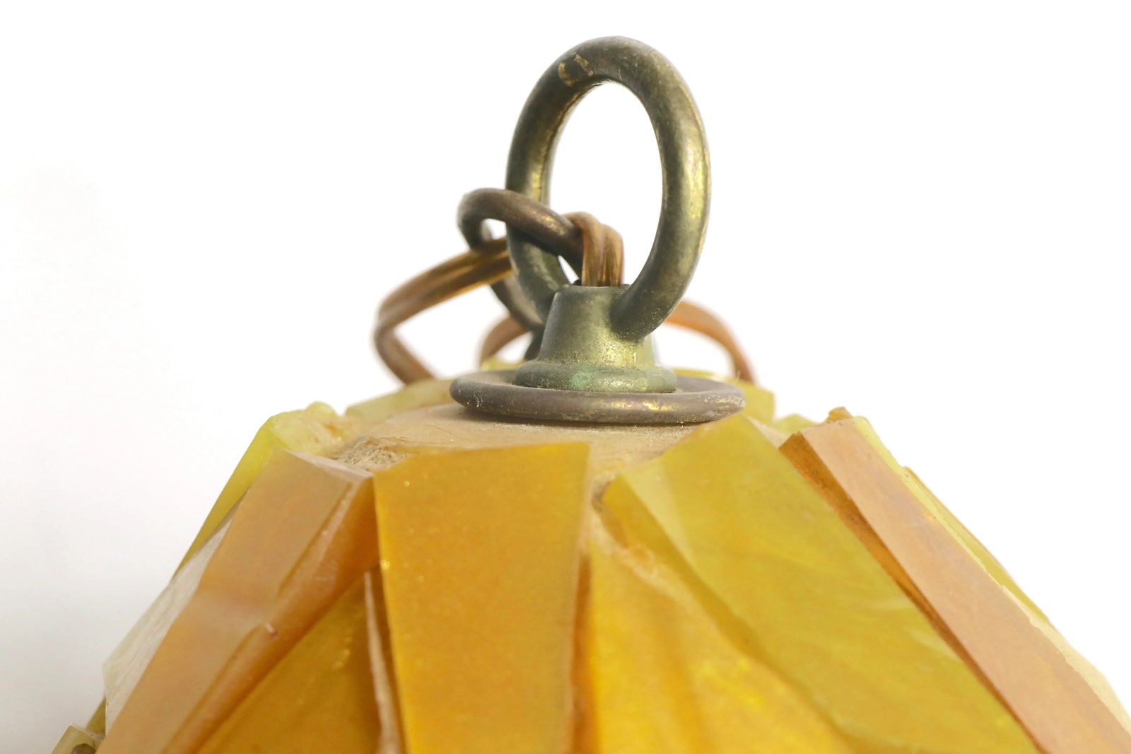 Plastic Nugget Hanging Pendant Chandelier Made in Usa Ca. 1950/1970's - 3