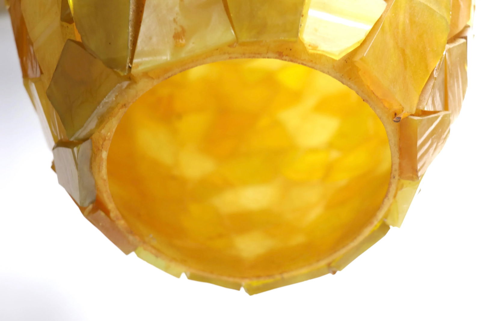 Plastic Nugget Hanging Pendant Chandelier Made in Usa Ca. 1950/1970's - 6