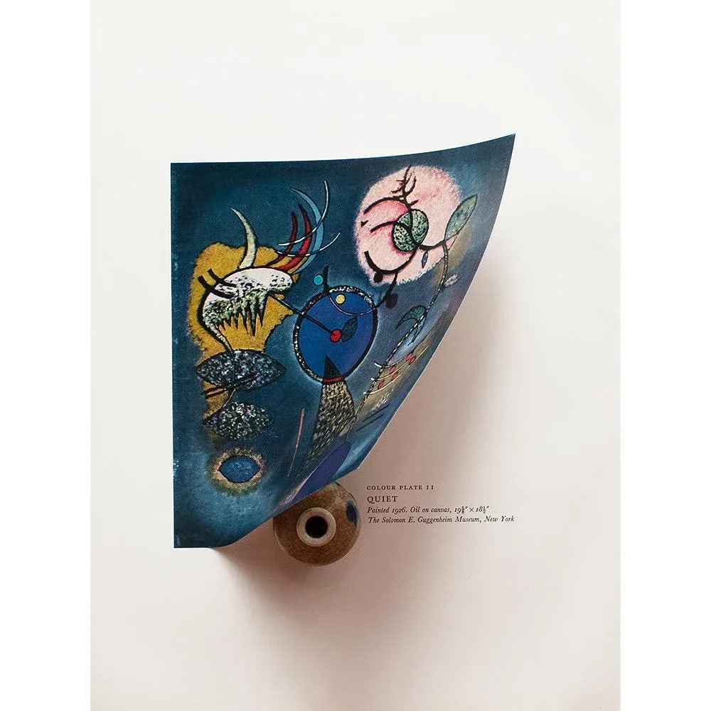 1960 After Wassily Kandinsky "Quiet", Vintage First Edition Full-Color Print - 4
