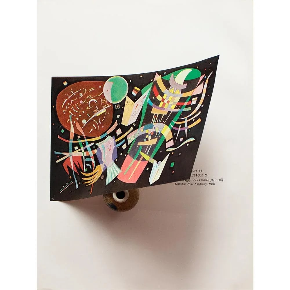 1960 After Wassily Kandinsky "Composition X", Vintage First Edition Full-Color Print - 4