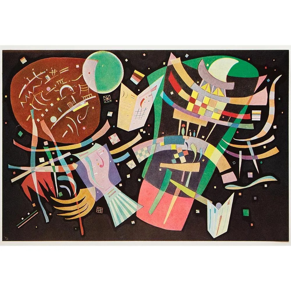 1960 After Wassily Kandinsky "Composition X", Vintage First Edition Full-Color Print - 8