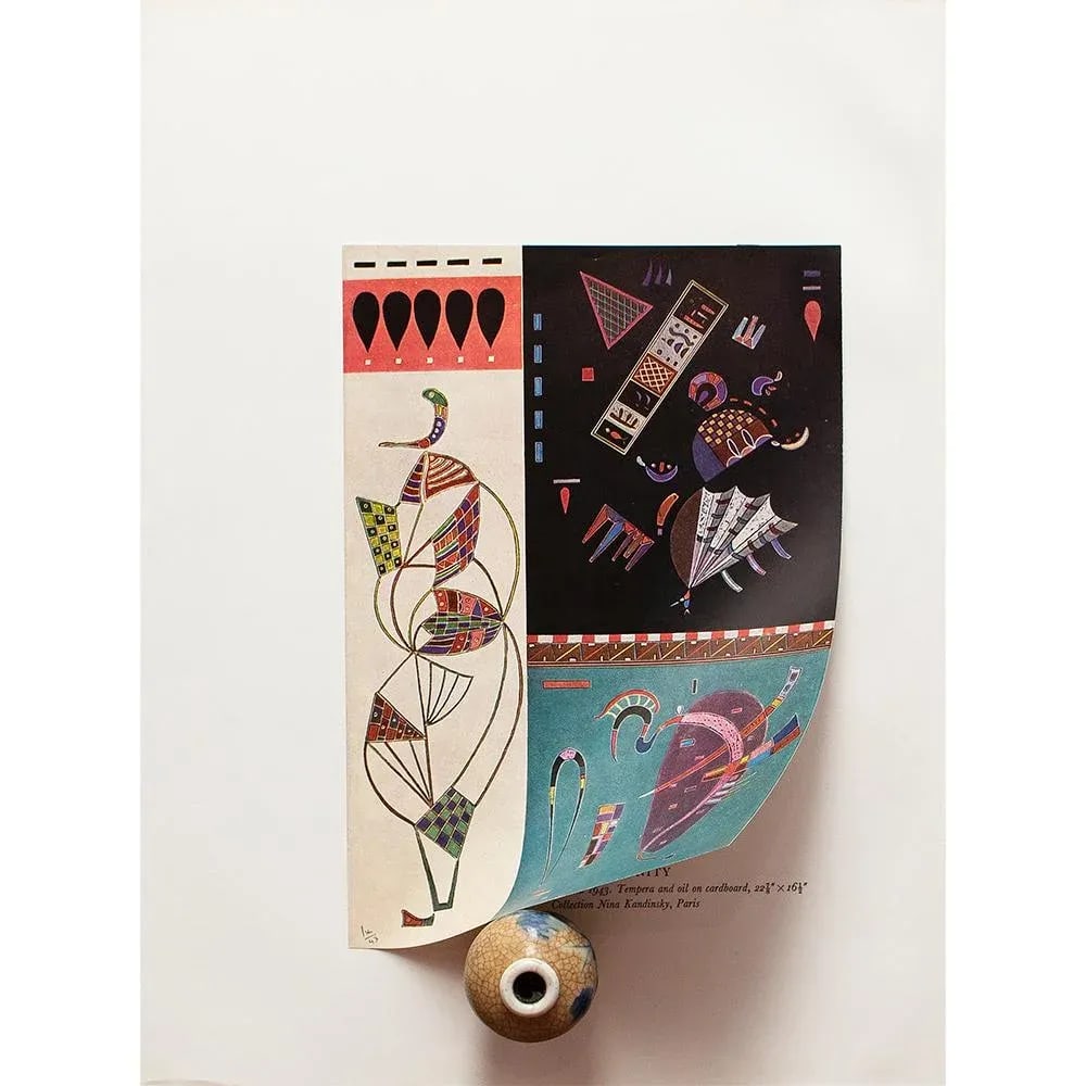 1960 After Wassily Kandinsky "Division - Unity", Vintage First Edition Full-Color Print - 4