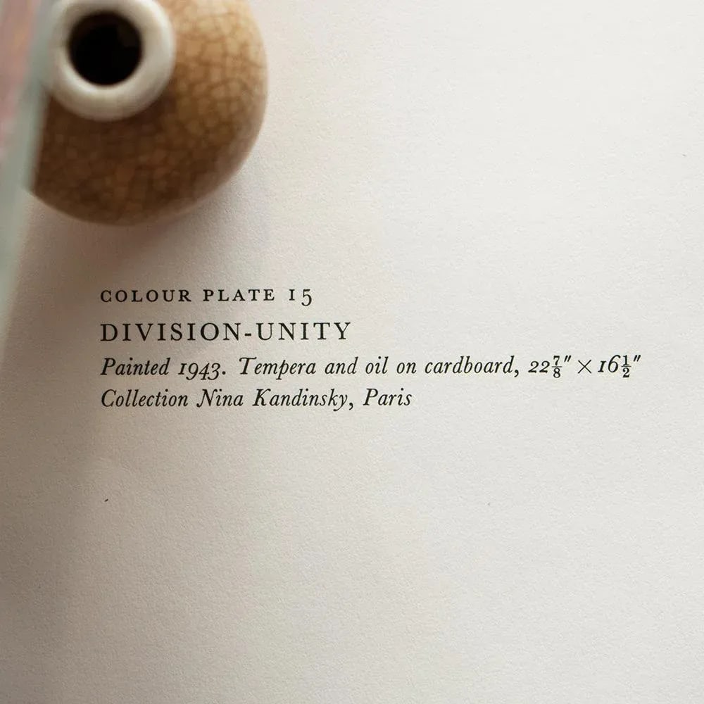 1960 After Wassily Kandinsky "Division - Unity", Vintage First Edition Full-Color Print - 5