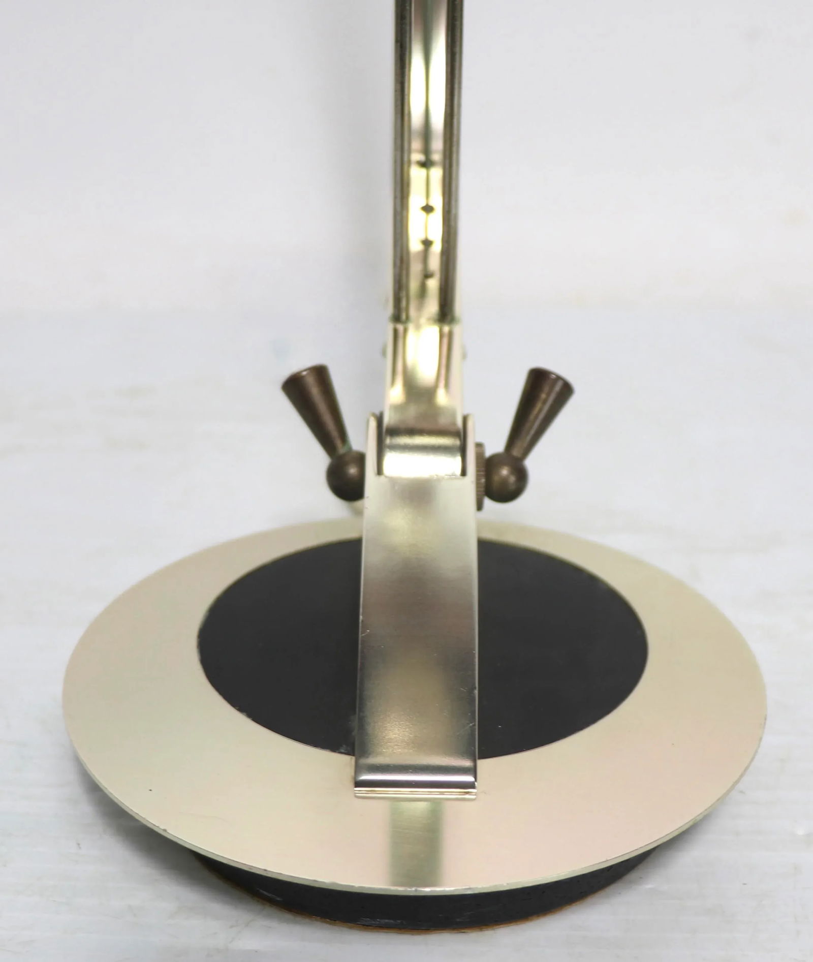 Adjustable Mid Century Harp Form Desk Lamp by Cannon Ca.1950's Made in Usa - 8