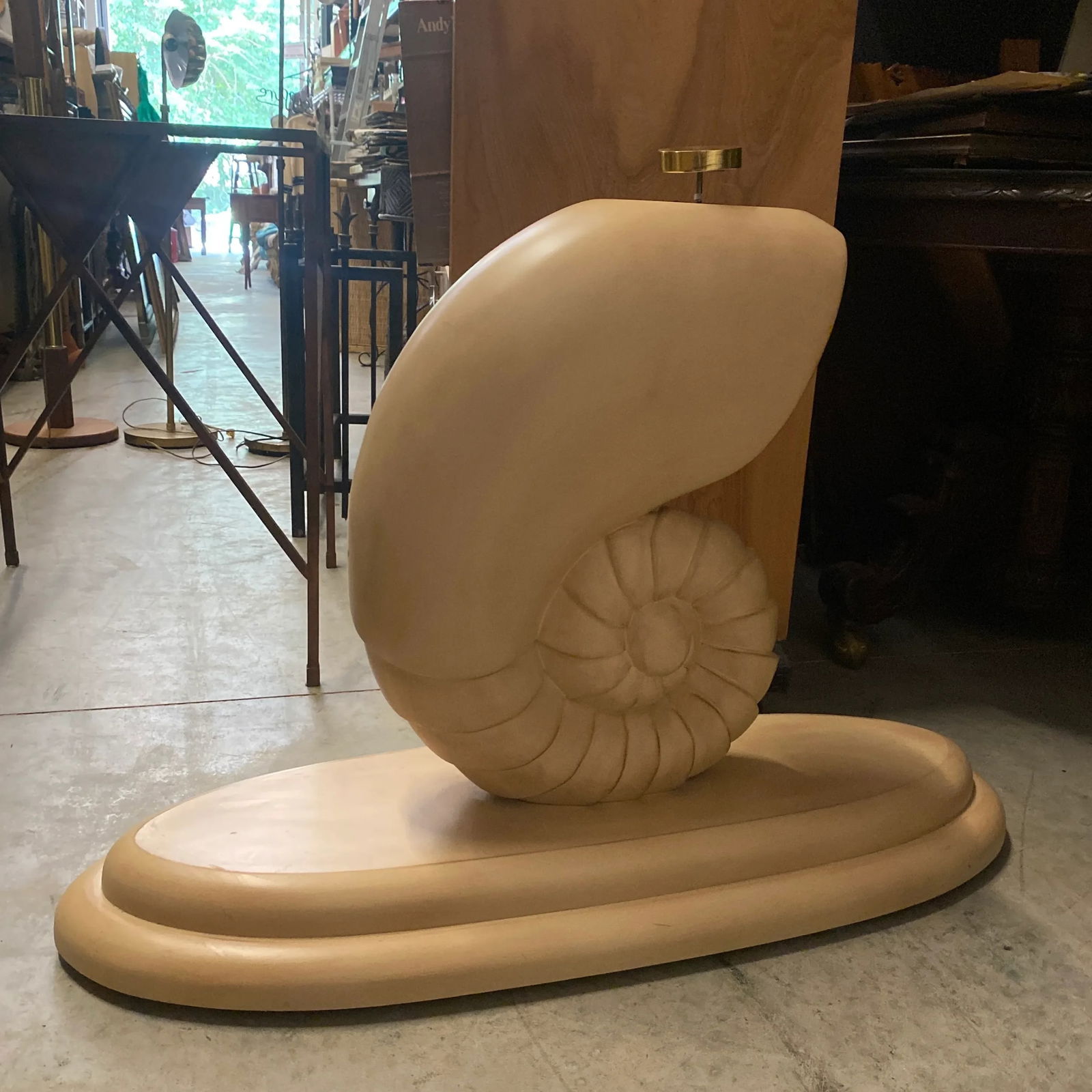 1970s Vintage Nautilus Console Table Base - 9