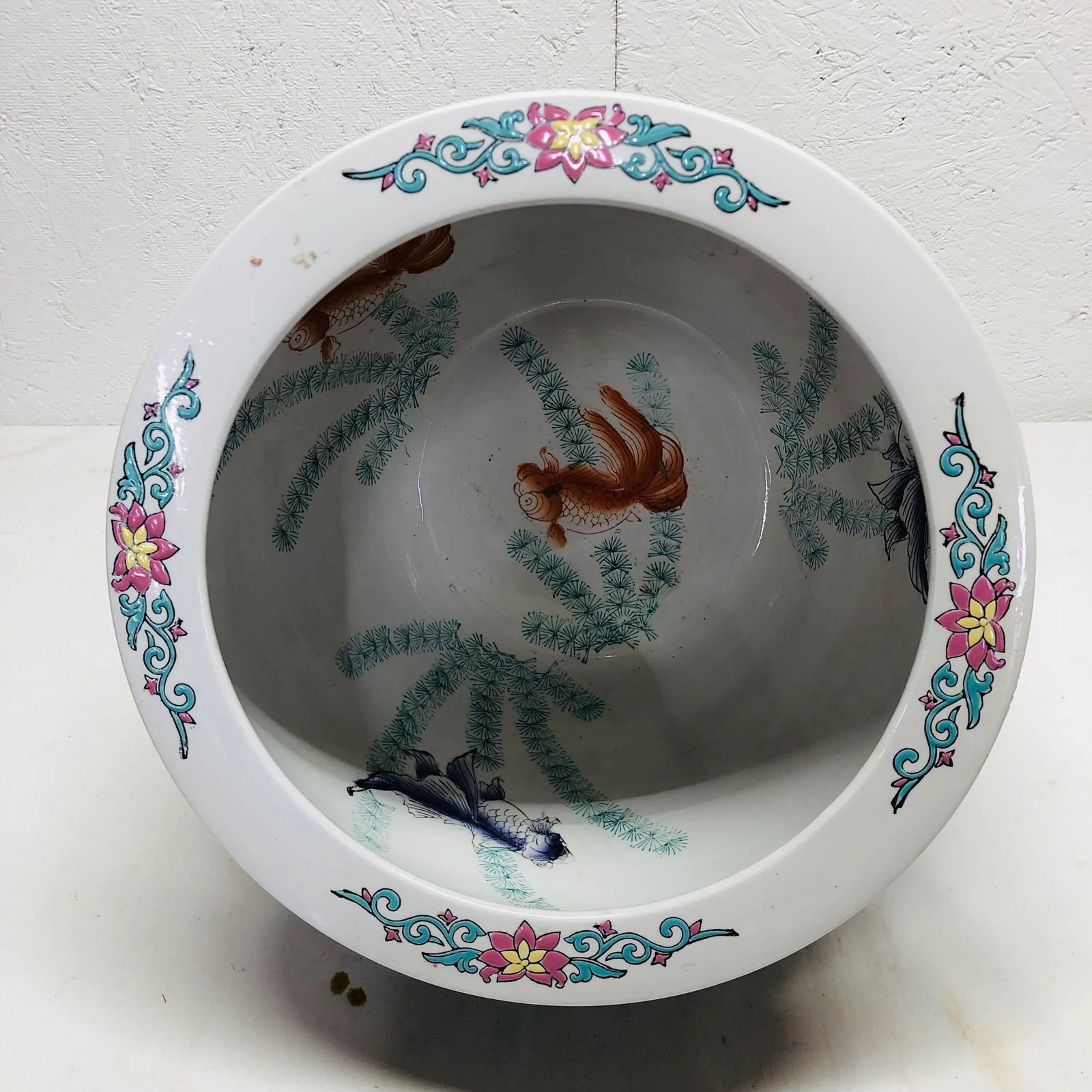 Chinoiserie Fish Bowl Planter - 2