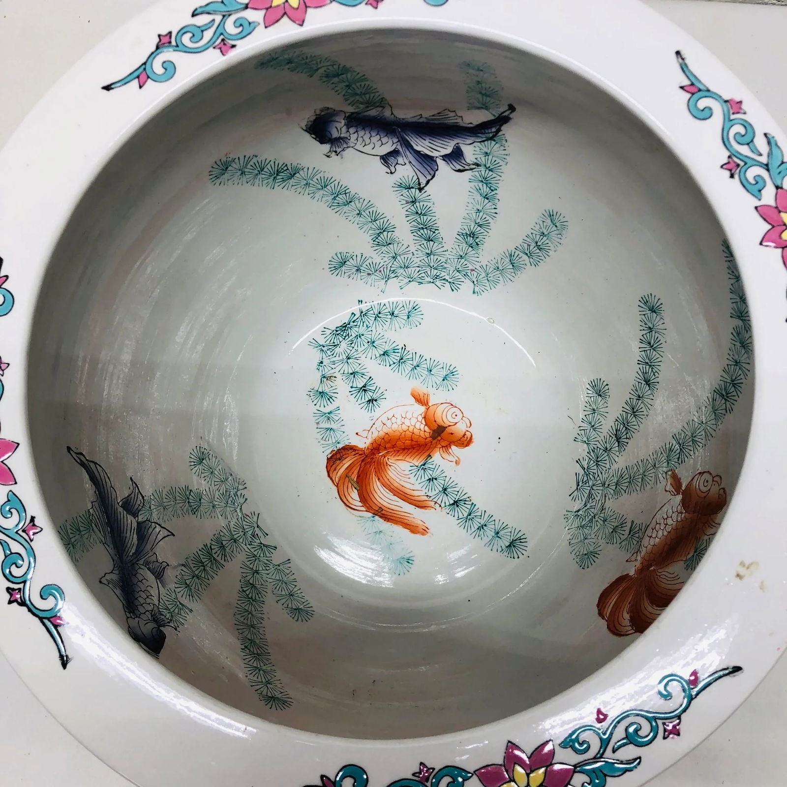 Chinoiserie Fish Bowl Planter - 3