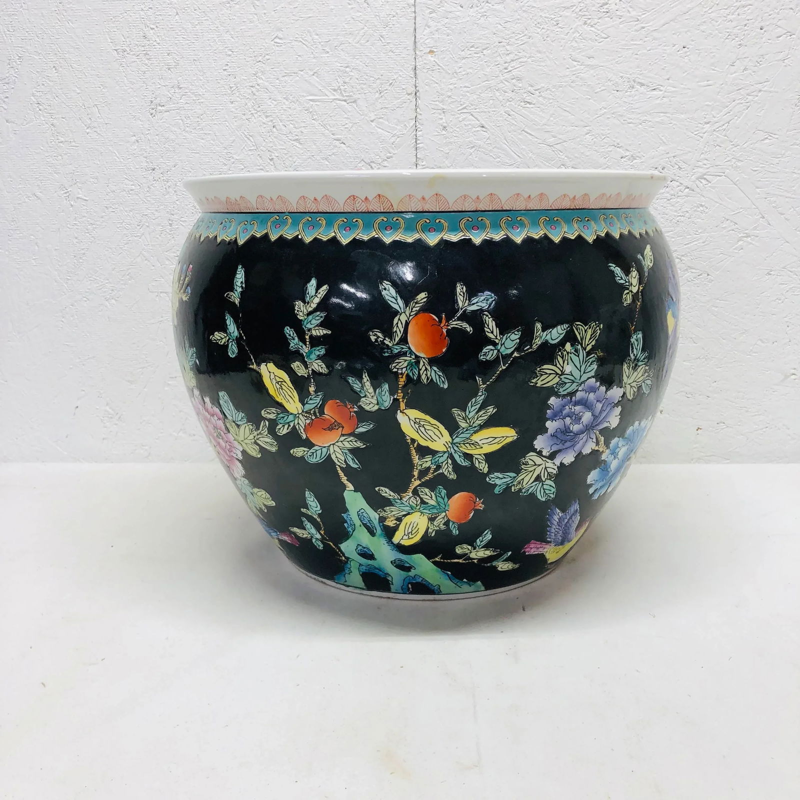 Chinoiserie Fish Bowl Planter - 5