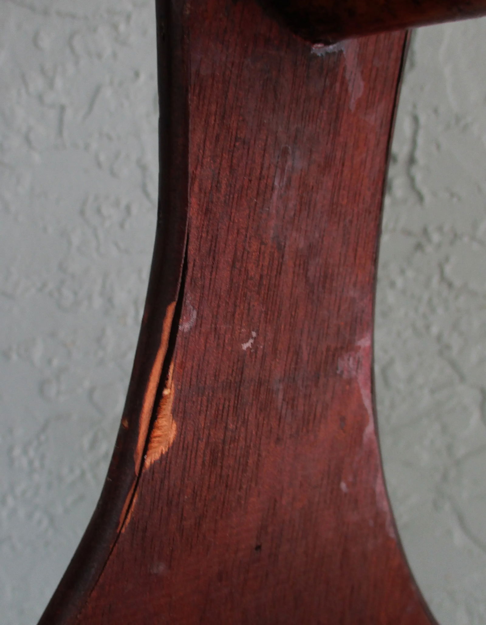 Vintage Large Faux Bamboo Magazine Rack Basket With Wooden Ends and Flat Base - 11