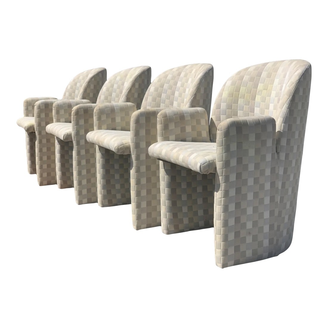 Directional Sculptural Club Chairs - Set of 4 (1 of 6)