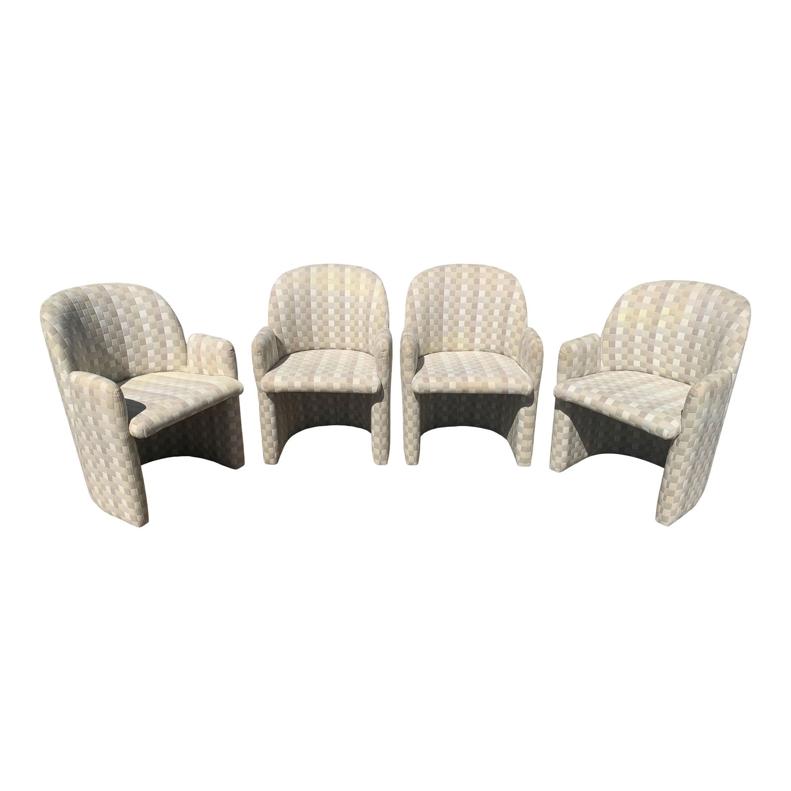 Directional Sculptural Club Chairs - Set of 4 - 2