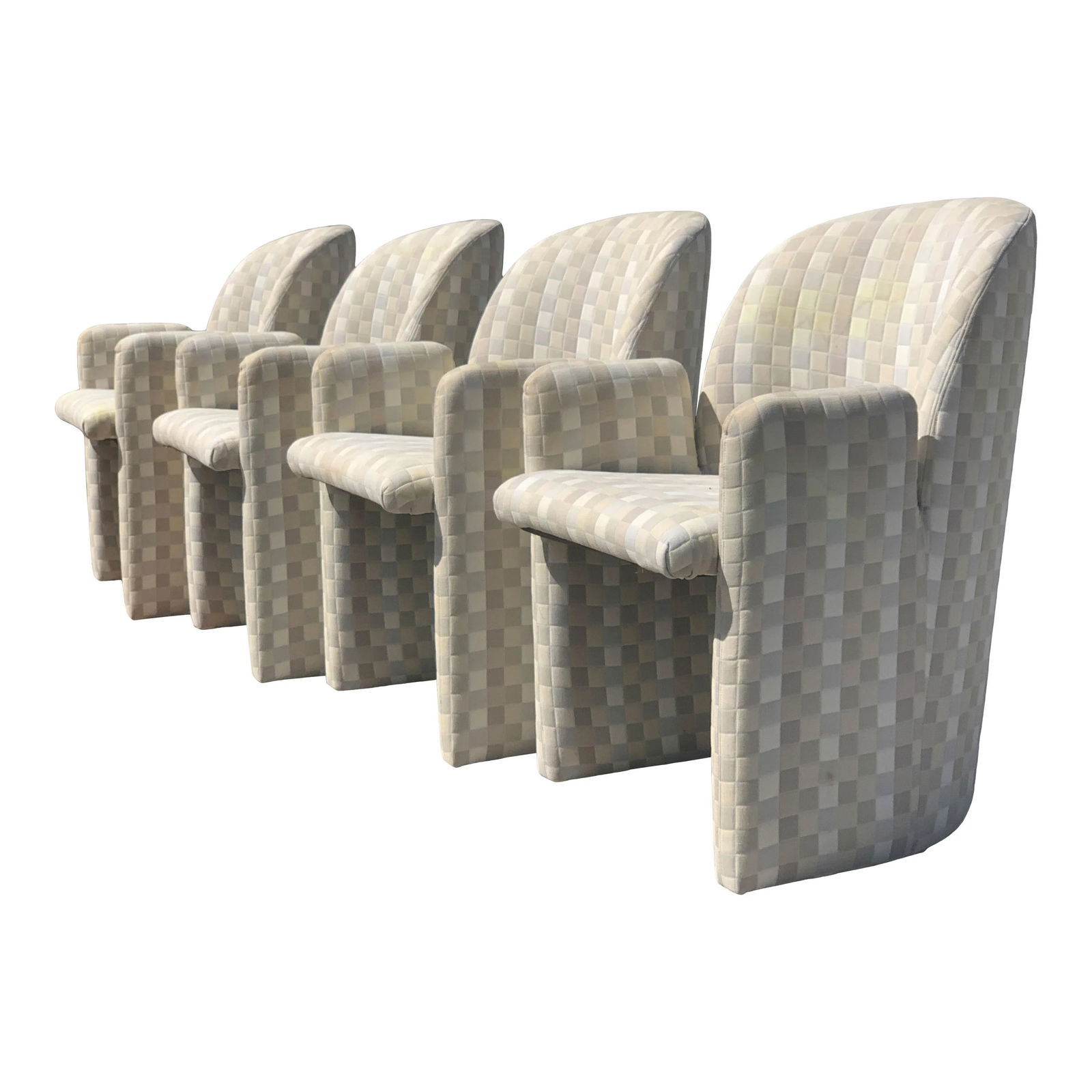 Directional Sculptural Club Chairs - Set of 4 - 6
