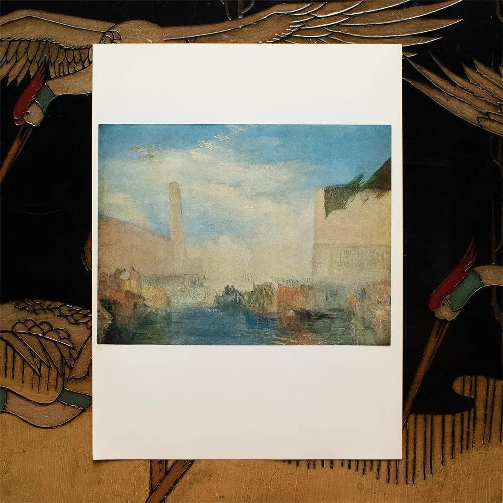 1960 After Joseph Turner, "Venice: The Piazzetta From the Water", Vintage First Limited Edition Prin - 3