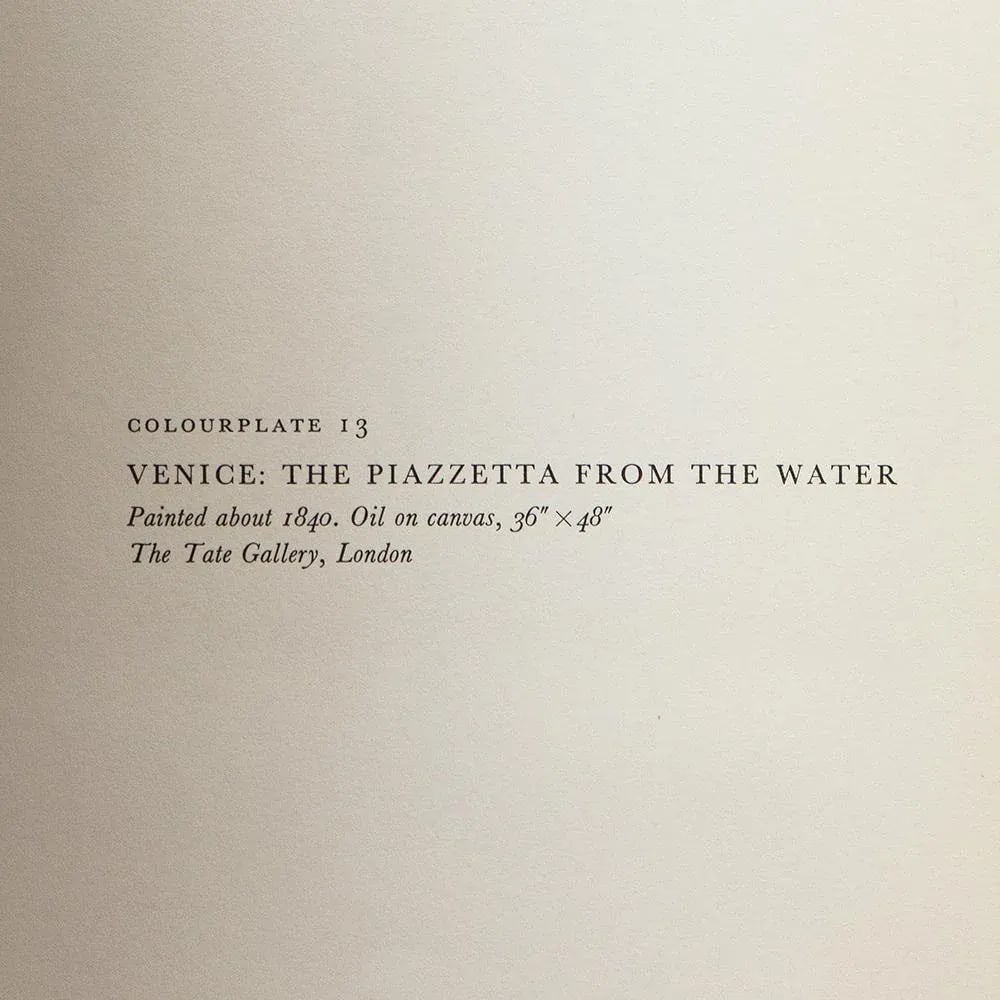 1960 After Joseph Turner, "Venice: The Piazzetta From the Water", Vintage First Limited Edition Prin - 5
