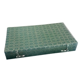 1970s Asian Green Jewelry Box/Memoir Box