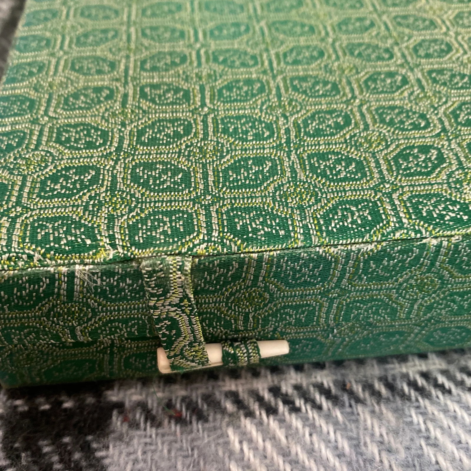1970s Asian Green Jewelry Box/Memoir Box - 2
