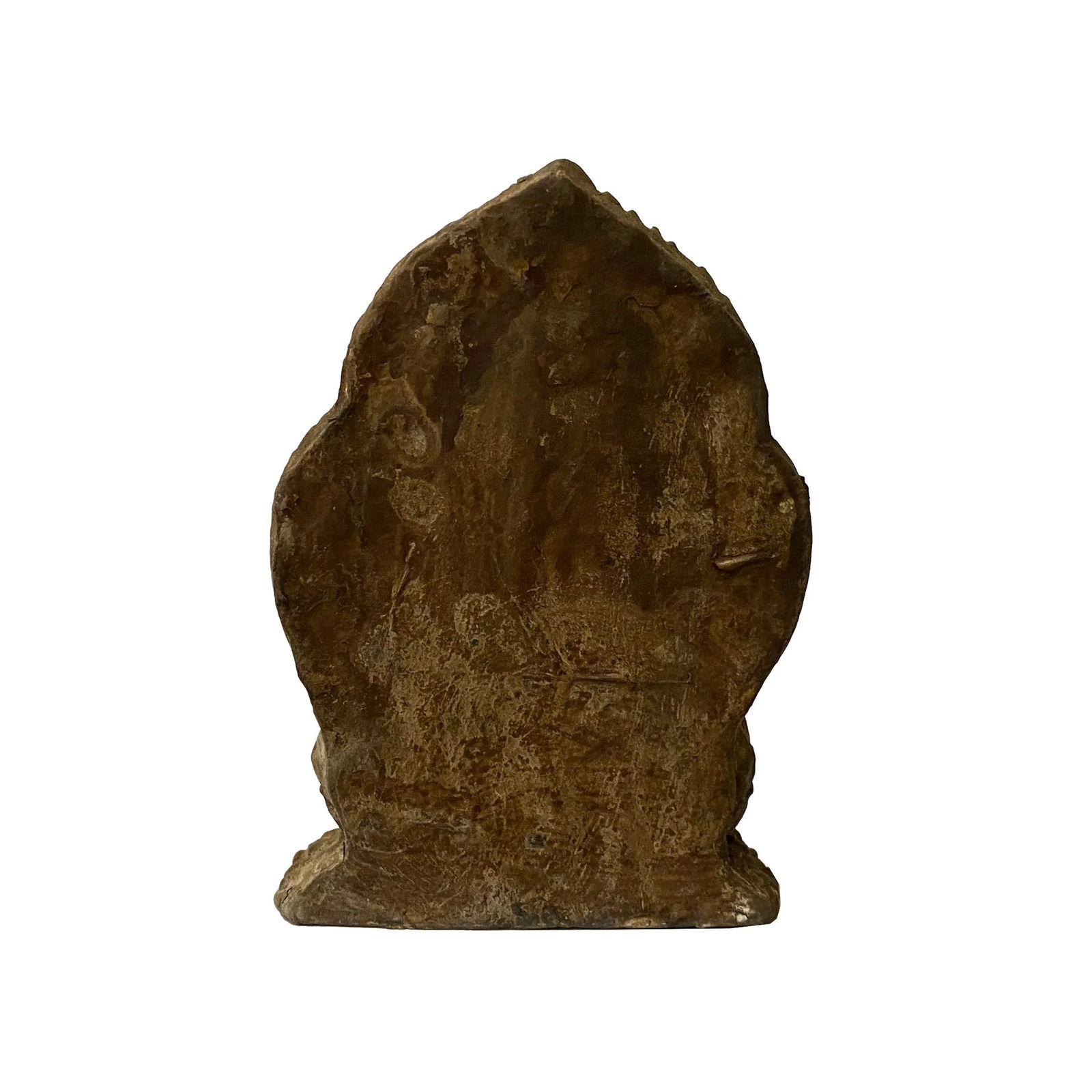 Chinese Rustic Wood Sitting Ksitigarbha Bodhisattva Buddha Statue - 5