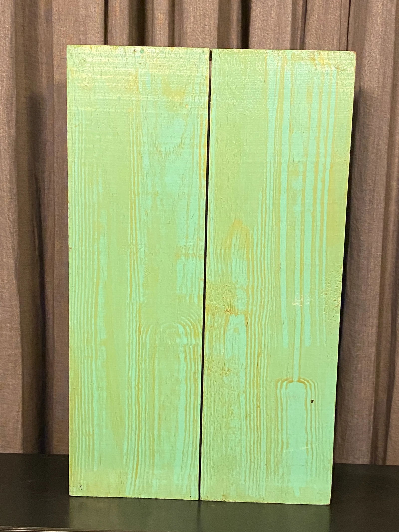 1990s Hand-Painted Wooden Tray - 4