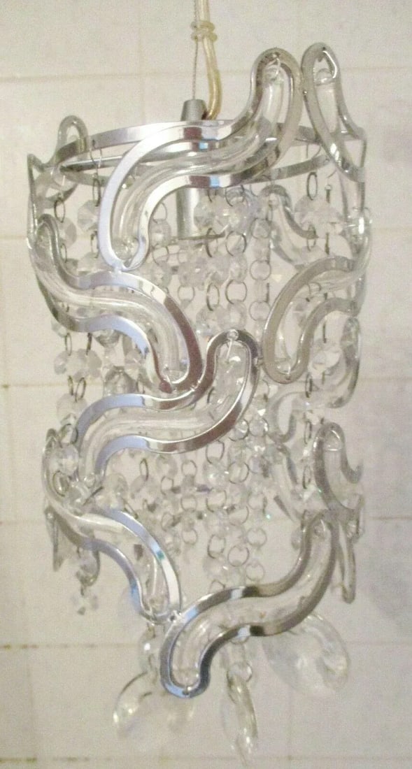 ET2 Twist 1-Light Pendants in Polished Chrome E21253-20pc - a Pair - 2