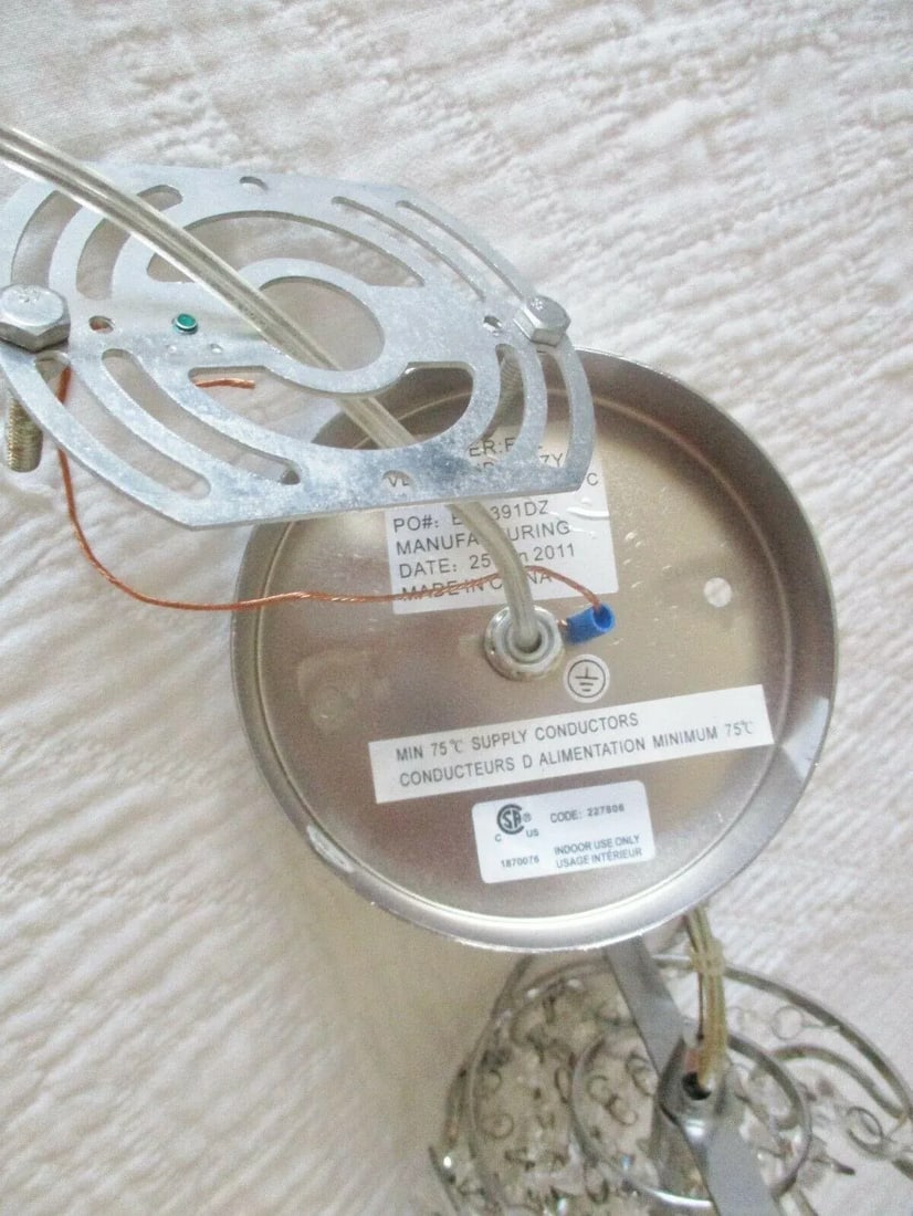 ET2 Twist 1-Light Pendants in Polished Chrome E21253-20pc - a Pair - 9