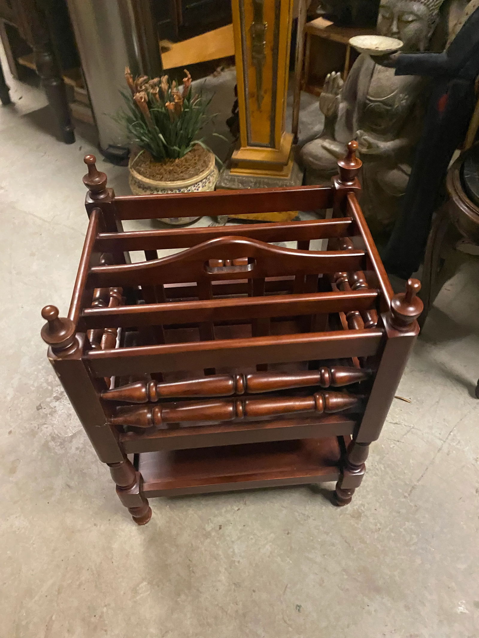 1970s Wooden Magazine Holder - 10