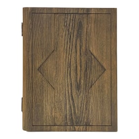 Handmade Solid Wood Book Shape Storage Box Book Jewelry