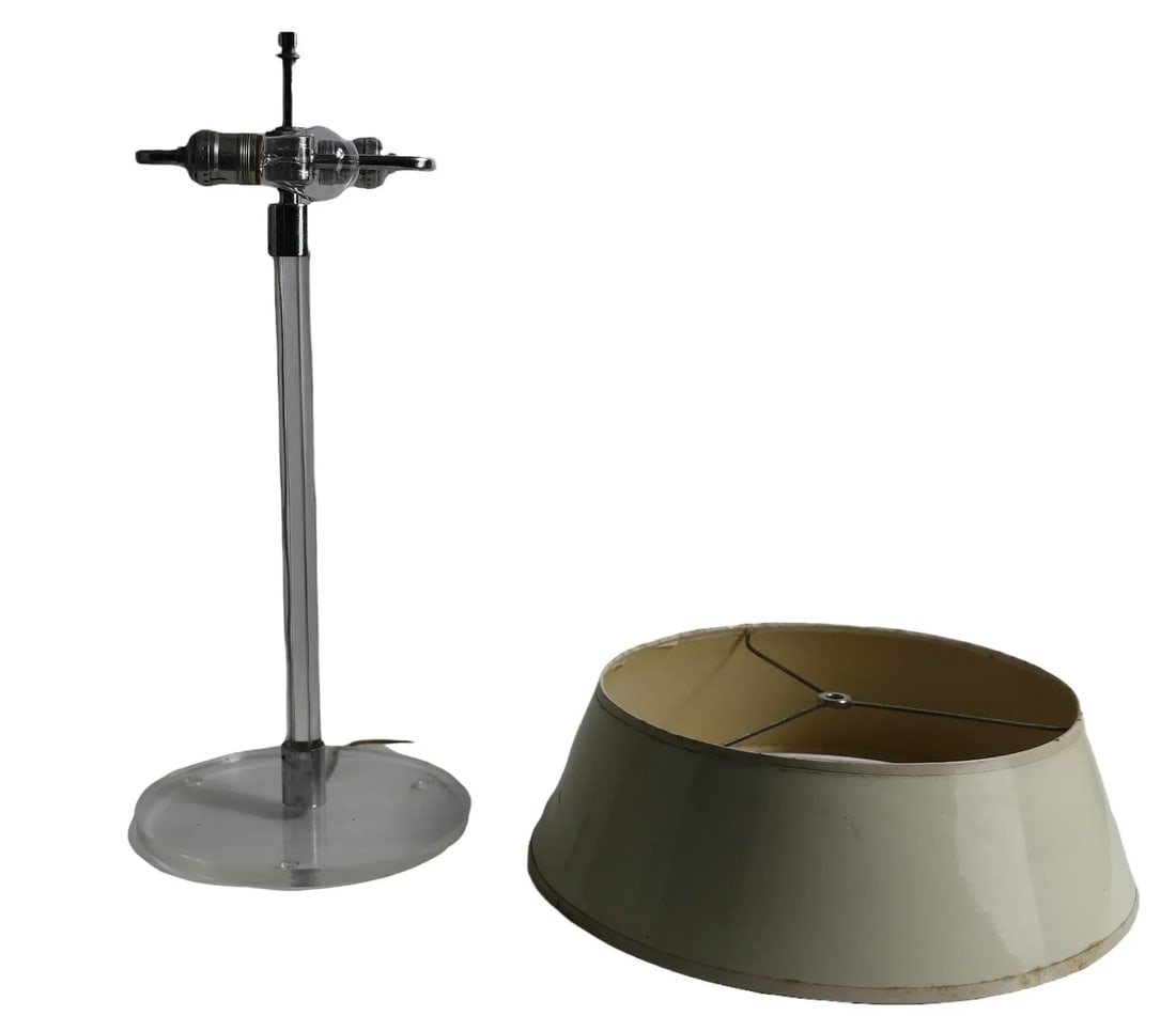 Lucite and Chrome Table Lamp Att. To Dorothy Thorpe - 10