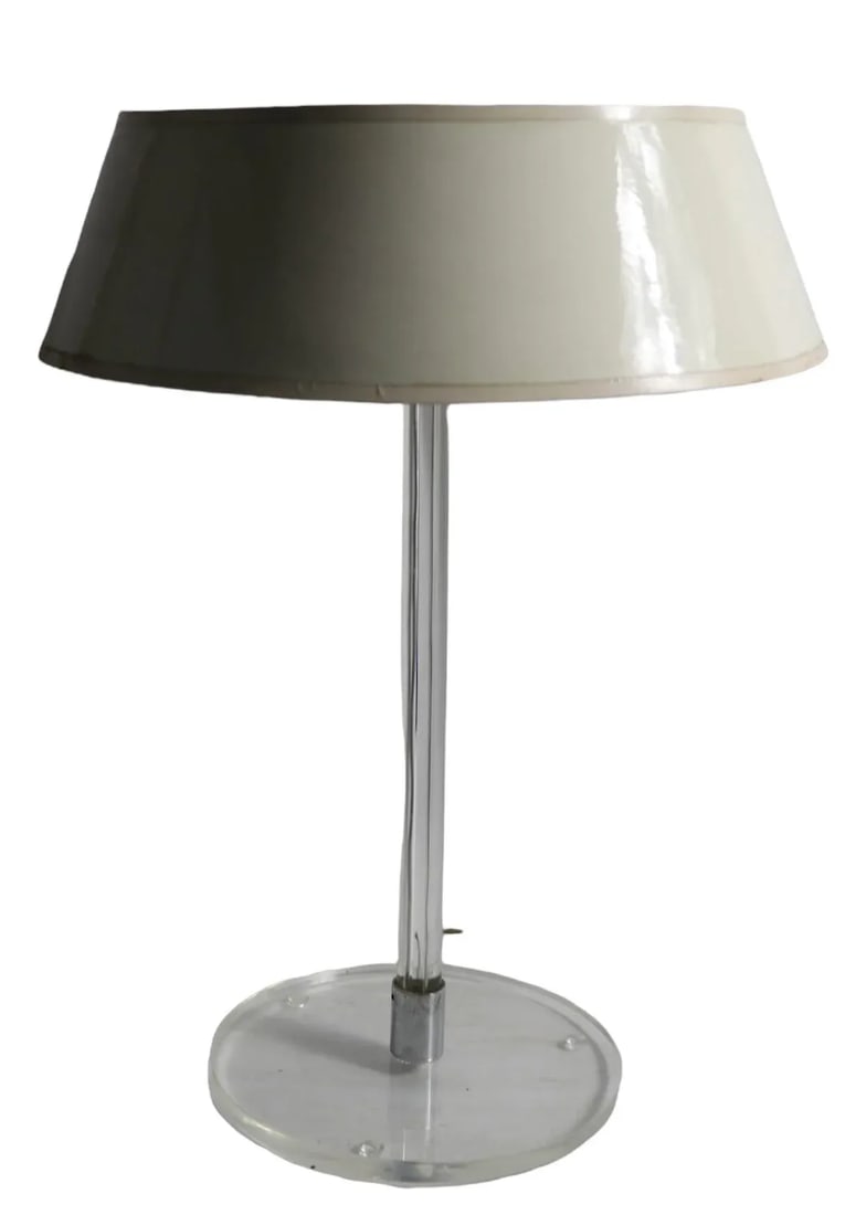 Lucite and Chrome Table Lamp Att. To Dorothy Thorpe - 11