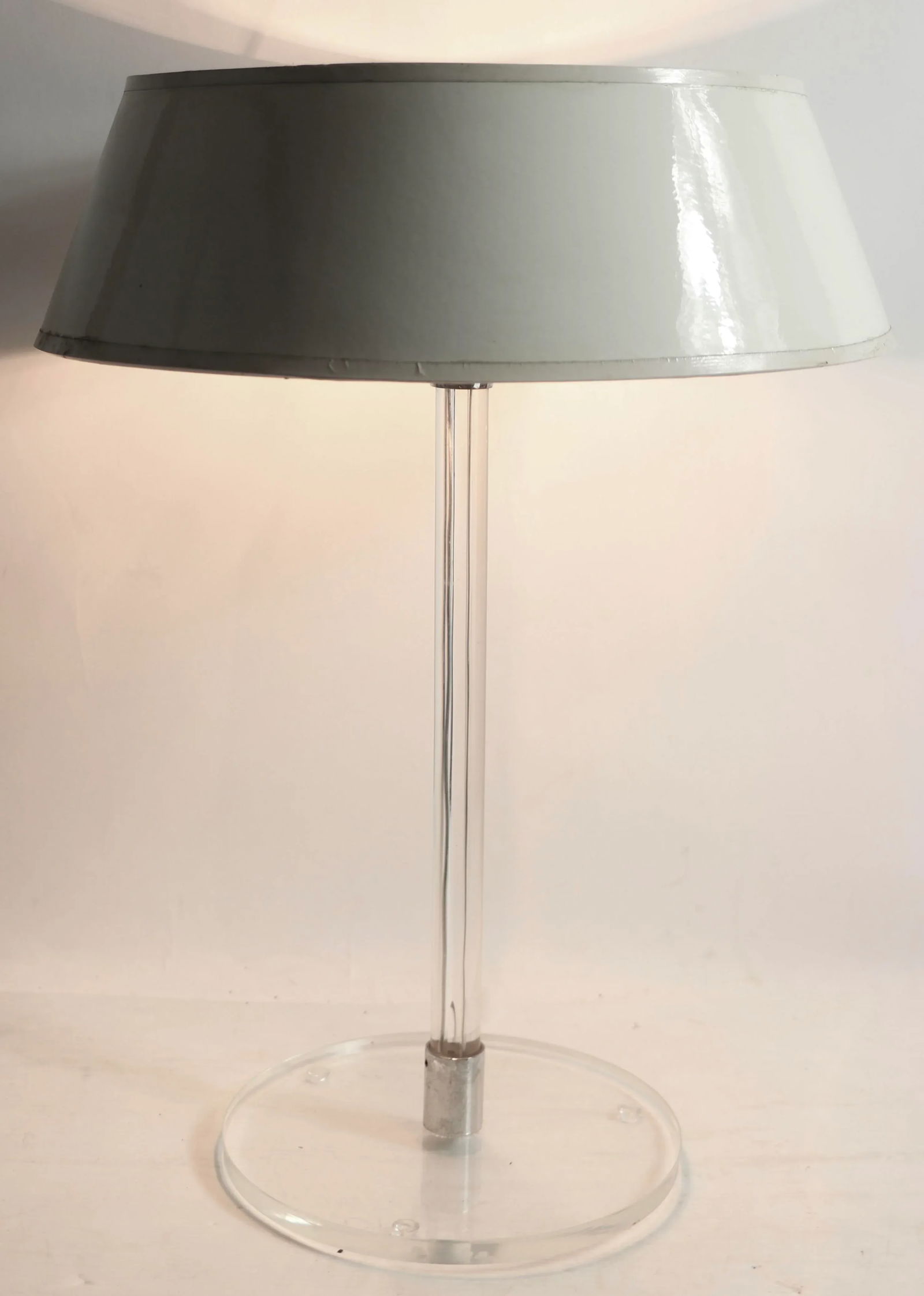 Lucite and Chrome Table Lamp Att. To Dorothy Thorpe - 5
