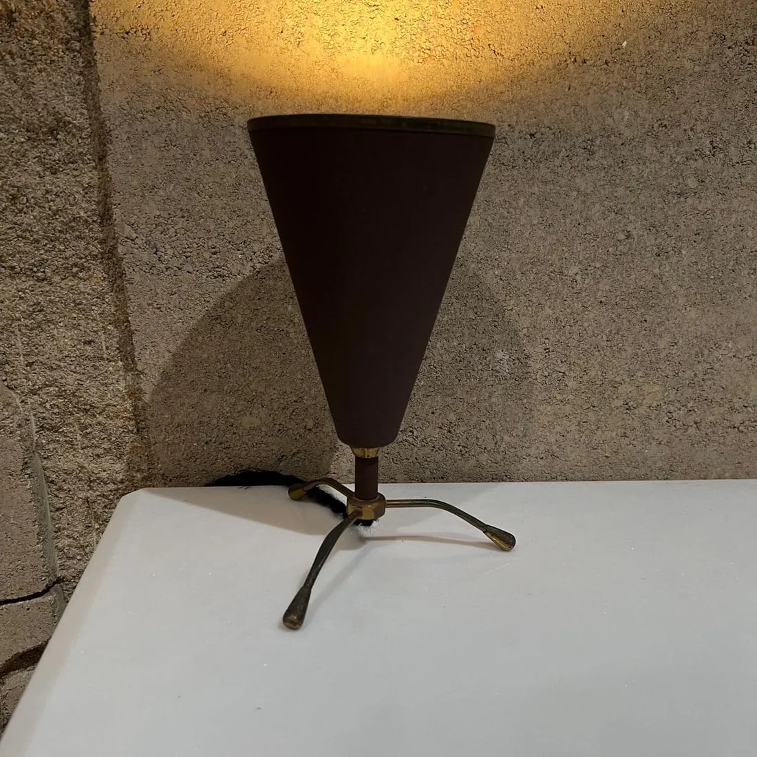 1950s Petite Stilnovo Attributed Italian Modern Design Tripod Desk Table Lamp - 2