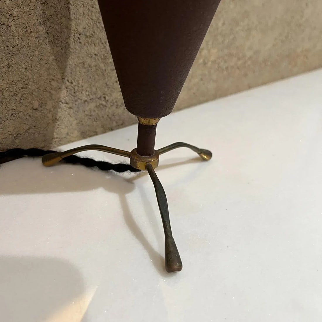 1950s Petite Stilnovo Attributed Italian Modern Design Tripod Desk Table Lamp - 4