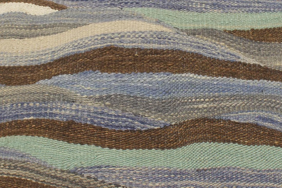 Boho Chic Handmade Kilim Upholstered Ottoman - 3