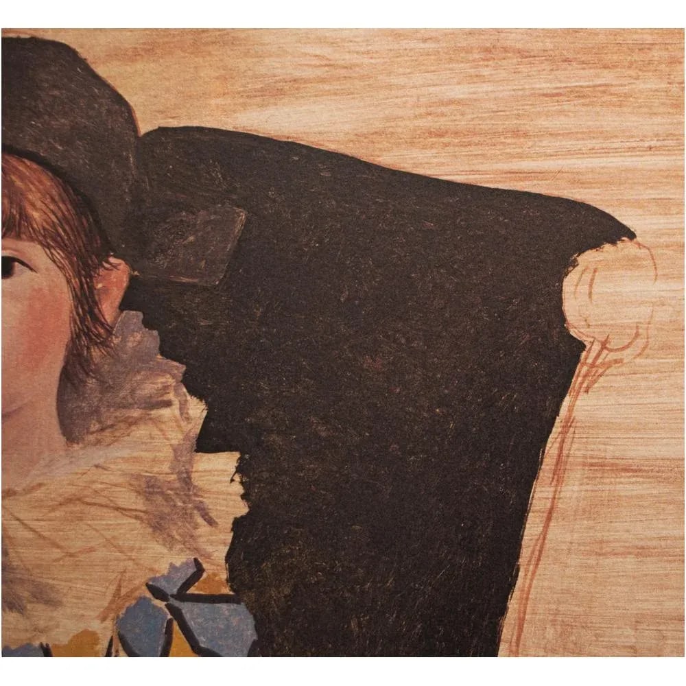 Large 1980s Picasso Museum Sealed and Numbered Poster After P. Picasso's "Paul en Arlequin" - 6