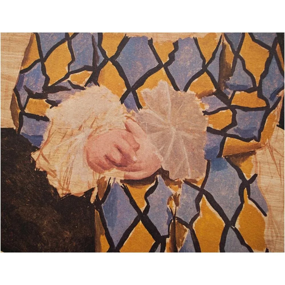Large 1980s Picasso Museum Sealed and Numbered Poster After P. Picasso's "Paul en Arlequin" - 7